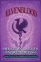 Der Text „ELVENBLOOD“ ist prominent. Purpurnes Cover mit Runen und einem Vogel in der Mitte. Darunter stehen zwei Schriftzüge., Buch