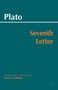 Text: "Plato Seventh Letter Translation and Commentary by James M. Redfield." Grüner Hintergrund, klassischer Buchumschlag.
