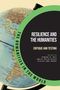„Resilience and the Humanities: Critique and Testing“. Ein Globus schräg gekippt, mit Text in einem grünen Bogen., Buch