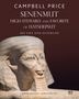 Buchtitel: "Senenmut" von Campbell Price. Abbildung einer antiken ägyptischen Skulptur eines Mannes mit einer Kopfbedeckung., Buch