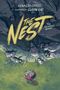 "The Nest. The Graphic Novel. Kenneth Oppel, Susan Kao. Illustration: Kind hält ein Baby, umgeben von großen Wespen."