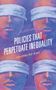 Titel: "Policies That Perpetuate Inequality". Illustration: Drei Gesichter, alle mit Augenbinden, in kräftigen Farben.