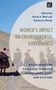Text: "WOMEN'S IMPACT ON ENVIRONMENTAL GOVERNANCE. RECLAIMING THE COMMONS THROUGH KNOWLEDGE, CARE, AND CULTURE."  
Bild: Fünf Frauen in bunter Kleidung in bergiger Landschaft., Buch