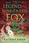 "THE LEGEND OF THE NINE-TAILED FOX" zeigt einen neunschwänzigen Fuchs in einem farbenfrohen, mystischen Setting mit Drachenmotiven., Buch