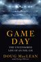 GAME DAY: THE UNCENSORED LIFE OF AN NHL GM. Oben: ein leeres, beleuchtetes Eishockeyfeld in einer Arena., Buch