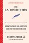 "The U.S. Constitution" von Melissa Murray; guide für moderne Leser. Illustration einer Feder, roter Rand mit weißen Sternen., Buch