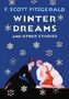 „F. Scott Fitzgerald. Winter Dreams and Other Stories.“ Ein Paar kniet einander zugewandt, umgeben von Schneeflocken.