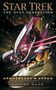 „Star Trek: The Next Generation – Armageddon's Arrow“ von Dayton Ward. Illustration eines Raumschiffs im All., Buch