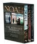 „NOAH: THE REMNANT TRILOGY von Tim Chaffey & K. Marie Adams“, drei Bücher in einer Box mit individuellen Covern.