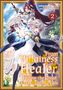 Nummer 2. "From Villainess to Healer: I Know the Cheat to Change My Fate." Zwei Figuren, eine mit Magie, eine mit Schwert., Buch