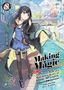 „Making Magic: The Sweet Life of a Witch Who Knows an Infinite MP Loophole.“ Mädchen in Schuluniform mit Besen., Buch