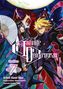 Text: "Infinite Dendrogram Omnibus 7. Artist: Kami Imai. Original Author: Sakon Kaidou. Character Designs: Taiki." Zwei Figuren in bunten, fantasievollen Outfits vor einem großen Mond., Buch