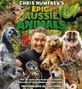 „CHRIS HUMFREY'S EPIC AUSSIE ANIMALS“. Verschiedene australische Tiere, ein Mann lächelnd, farbenfrohe Tierdarstellung.