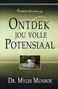 Text: "Ontdek jou volle Potensiaal" und "Dr. Myles Munroe". Unten kleines Bild eines Wasserfalls in tropischer Umgebung.