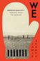 WE, JAMIE SHARPE, ANNEXED FROM THE RUSSIAN. Graues Foto von Menschen in Landschaft, roter Hintergrund. Illustration., Buch