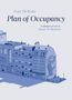 „Guy Delisle - Plan of Occupancy“; „An adaptation of a story by Jean Echenoz“. Illustration von Gebäuden mit Wandgemälde., Buch