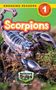 „Scorpions“ in großen Buchstaben, Bild eines Skorpions auf grünem Hintergrund, darunter „Ashley Lee“., Buch