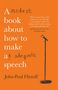 John-Paul Flintoff: A Modest Book About How to Make an Adequate Speech, Buch