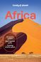 "51 country guides. Best national parks. Amazing wildlife safaris." Ein Logo und eine große Sanddüne im Hintergrund.