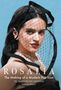 "ROSALÍA: The Making of a Modern Pop Icon. The Unauthorized Biography." Frau mit Netzschleier, hellblauer Hintergrund.