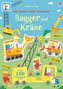 Hannah Watson: Mein Immer-wieder-Stickerbuch: Bagger und Kräne, Buch