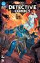 Im Vordergrund steht „DETECTIVE COMICS VOL. 3“ und „INFECTED“. Ein Comic-Stil mit Batman, der Hände hebt., Buch