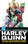 Texte: Welcome to Metropolis, Harley Quinn, The Ballad of Harley Quinn. Illustration von zwei Frauen auf einem Motorrad., Buch