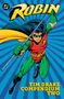 "Robin" und "Tim Drake Compendium Two" in gelber Schrift. Comic-Stil: Robin in rotem Kostüm mit Cape und Stab.