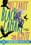 "MEG CABOT - BLACK CANARY - IGNITE. Illustrated by CARA McGEE. Gelbe Hintergrund, Figur mit blonden Haaren, zwei schwarze Vögel."