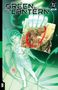 "ABSOLUTE GREEN LANTERN" oben. Ein Charakter in grünem Glanz hält ein Foto, darin ein rot eingekreistes Portrait., Buch