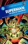 Titel: "SUPERMAN: THE MAN OF TOMORROW". Illustration zeigt Superman, der Ketten zerbricht., Buch