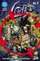 "Vol. 2", "ALL IN", "Lobo", "DC Next Level". Illustration eines grimmigen Charakters mit Waffen und Munition., Buch