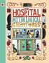 "The Hospital for Mythological Creatures". Illustration mit Fabelwesen, Krankenhaus-Motiven und medizinischen Geräten., Buch