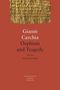 "Gianni Carchia, Orphism and Tragedy, Myth Transfigured, translated by Alberto Toscano" auf orangerotem Hintergrund. Oben antiker Text.