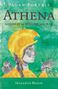 Der Titel lautet "Pagan Portals: Athena, Goddess of Wisdom and War" von Iirisanya Moon. Eine Illustration von Athena.