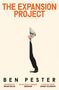 „THE EXPANSION PROJECT“ oben in Orange. Unten „BEN PESTER“. Illustration eines Mannes, der hinter einer Wand hervorschaut., Buch