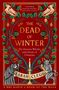 „The Dead of Winter: The Demons, Witches and Ghosts of Christmas“ umrahmt von einem dunklen Baum mit Mistelzweigen, Schädeln, einer alten Frau und einem Ziegenwesen.