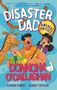 "DISASTER DAD ANIMAL ANTICS" steht in großen Buchstaben. Cartoon: Drei lachende Kinder, eine Giraffe, Enten und ein Krokodil., Buch