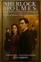 "Sherlock Holmes and the London Majestic" zeigt ernste Figuren in historischer Kleidung; düstere, viktorianische Atmosphäre., Buch