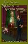 „The Further Memoirs of Sherlock Holmes III“ in Vintage-Schrift, ein Gentleman mit einem Notizbuch.