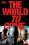 "The World to Come" in großen roten Buchstaben. Unter dem Text sind gezeichnete Figuren mit Masken zu sehen.
