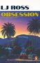 LJ ROSS, OBSESSION, An Alexander Gregory Thriller. Palme vor Sonnenuntergang, Hollywood-Schriftzug, Autos. Penguin-Logo.
