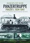 Buchcover: "Images of War: Panzertruppe, Panzer I, 1934-1941" von David Mitchelhill-Green. Panzerfahrzeug im Vordergrund., Buch