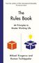 "The Rules Book: 44 Principles to Master Working Life" von Mikael Krogerus und Roman Tschäppeler. Zwei Grafiken: Box, Glühbirne.