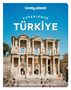 lonely planet, EXPERIENCE TÜRKİYE, GET AWAY FROM THE EVERYDAY. Antike Ruine mit Touristen vor klar blauem Himmel., Buch