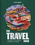 "The Travel Book: A Journey Through Every Country in the World." Illustration: Bunte Städte, Landschaften in einem Kreis.