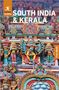 "South India & Kerala", "Free eBook", "Rough Guides" Logo. Farbenfrohe hinduistische Tempelkunst mit detaillierten Figuren., Buch