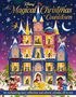 "A Magical Christmas Countdown" und "An enchanting story collection and advent calendar all in one". Disney-Schloss mit Figuren.