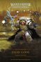 „WARHAMMER THE HORUS HERESY“, „FALSE GODS“, „Graham McNeill“. Illustration von Kriegern in futuristischer Rüstung im Kampf., Buch