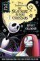 "Includes 24 Books", "Advent Calendar". Figuren: Ein Skelettmann und eine Frau mit Stichen vor Mond und Schneeflocken., Buch